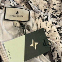 Tuckernuck NEW Gray Gardens Floral Long Sleeve Mock Neck Bowden Top Size S