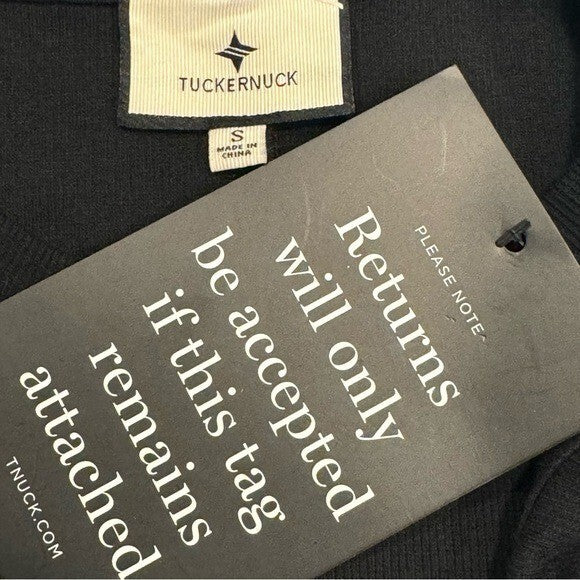 Tuckernuck | NEW Black Foley Rib Crewneck Racerback Tank Size S