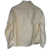 Free People | NEW Jolene Trucker Denim Jacket In Ecru Size S