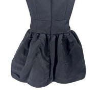 Tanya Taylor Black Noaki Embellished Sleeveless Drop Waist Mini Dress Size 0