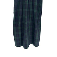 Tuckernuck NEW Blackwatch Chloe Plaid Navy Green Classic Midi Dress Size XL