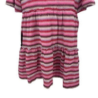 Tuckernuck NEW Pink Chevron Knit Stripe Crawford Relaxed Fit Mini Dress XXXL
