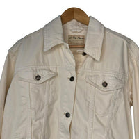 Free People | NEW Jolene Trucker Denim Jacket In Ecru Size S