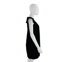 Pomander Place NEW Black Camella Linen Blend Casual Mini Dress Size XS