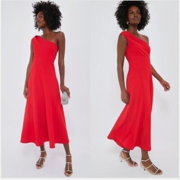 Tuckernuck x India Hicks | NEW Scarlet Carmen One Shoulder Dress Size M
