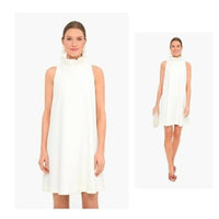Tuckernuck | NEW White Blythe Ruffle Collar Mini Dress Size S