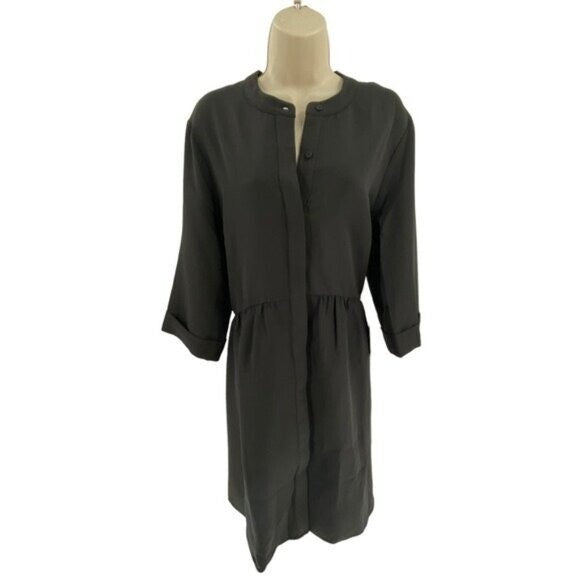 Tuckernuck | NEW Black Stretch Crepe Royal Shirt Dress Size XXXL