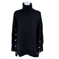 Tuckernuck NEW Wool Black Sophia 100% Wool Turtleneck Tunic Sweater Size XS
