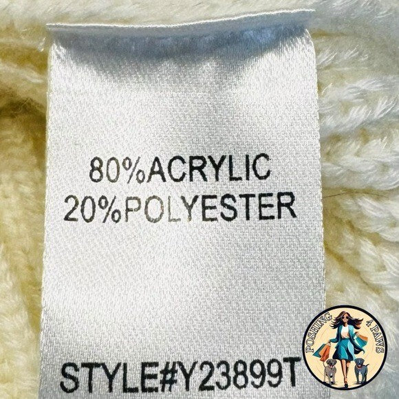 Pomander Place | NEW Tan Shimmer Knit Helen Turtleneck Sweater Size XXL