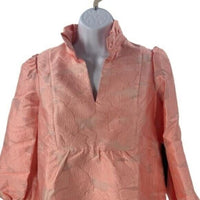 Tuckernuck NEW Bellini Fil Coupe Pink Drop Waist Formal Palmerston Dress XXL