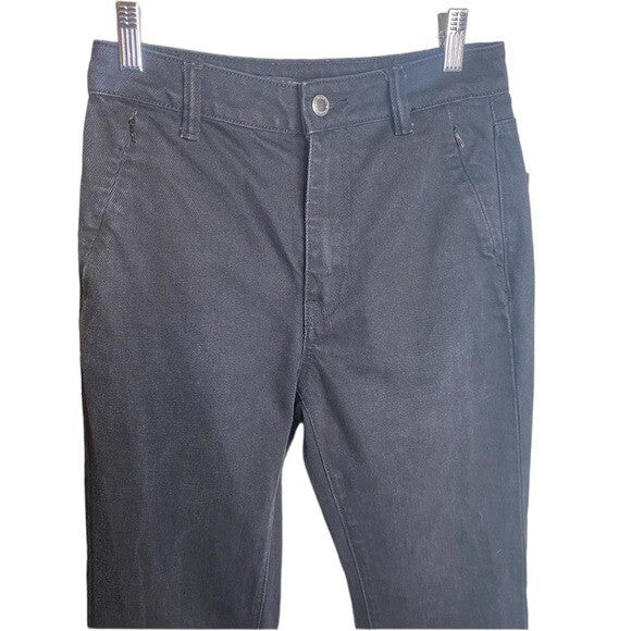 Alexander Wang NEW Fly High Waist Slim Stacked Jean in Washed Black Size 25