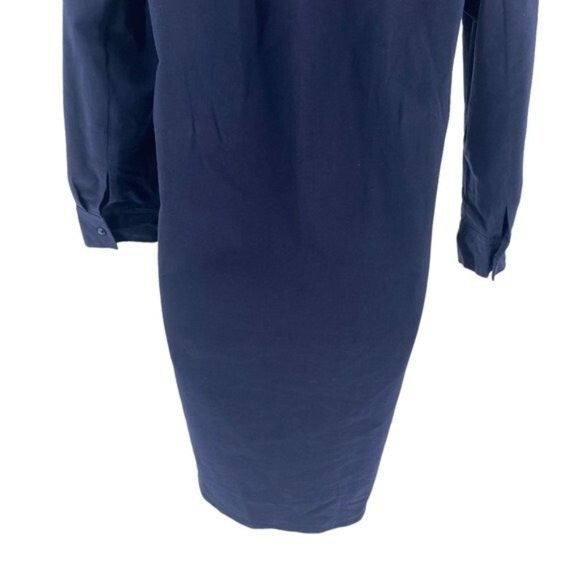 Pomander Place | NEW French Navy Polly Relaxed Fit Shirt Mini Dress Size XXL