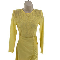 NBD | NEW Farah Midi Dress in Yellow Size XXS