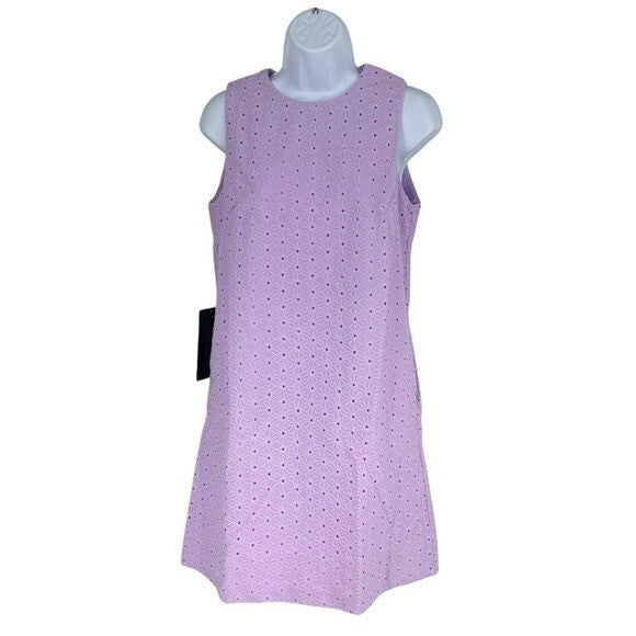 Tuckernuck | NEW Lavender Eyelet Sleeveless Crew Neck Folly Mini Dress Size XS