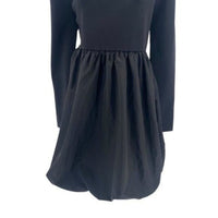 HYACINTH HOUSE NEW Black Bubble Skirt Cecilia Long Sleeve Mini Dress Size XS