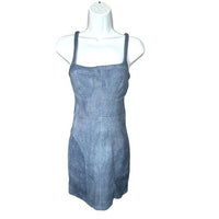 RTA | NEW Joana Lambskin Leather Dress in Vintage Indigo Size 8