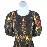 SAYLOR NEW Roseanne Puff Sleeve Floral Bohemian Feminine Classic Mini Dress S