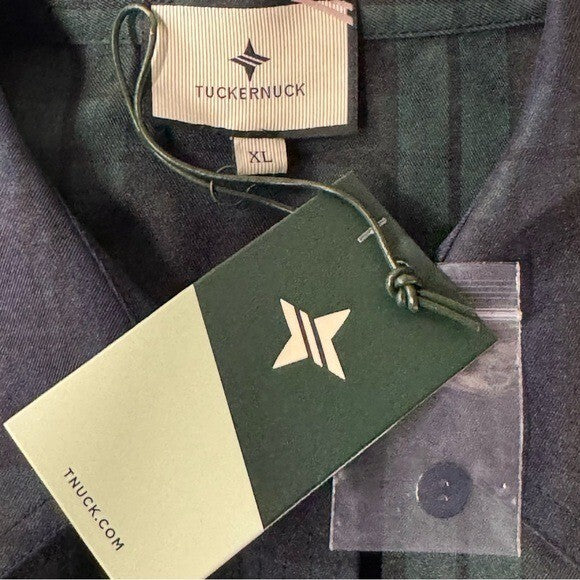 Tuckernuck NEW Blackwatch Chloe Plaid Navy Green Classic Midi Dress Size XL