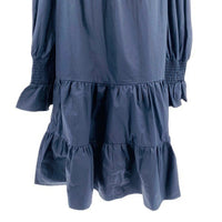 Pomander Place | NEW Navy Cotton Poplin Kenzo Mini Dress Size S