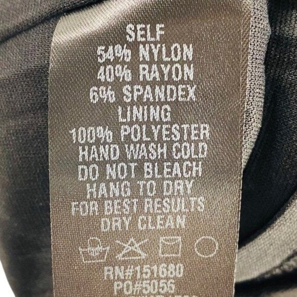 Petal & Pup x Storia NEW Eva Scalloped Black Long Sleeve Mini Dress Size M