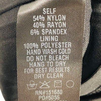 Petal & Pup x Storia NEW Eva Scalloped Black Long Sleeve Mini Dress Size M