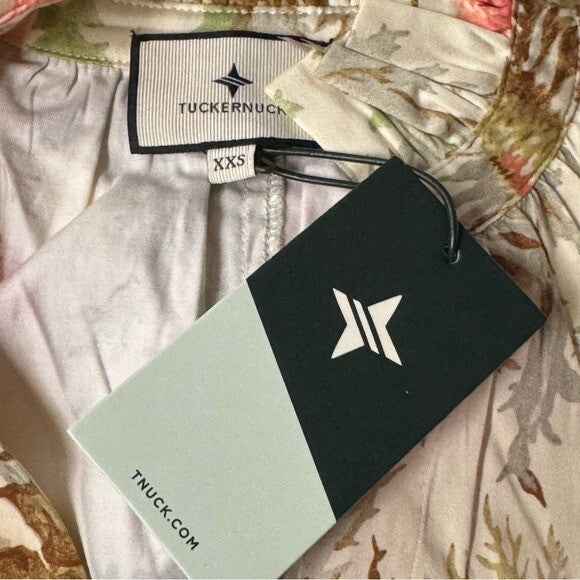 Tuckernuck | NEW Sun Faded Floral Crawford V-neckline Mini Dress Size XXS