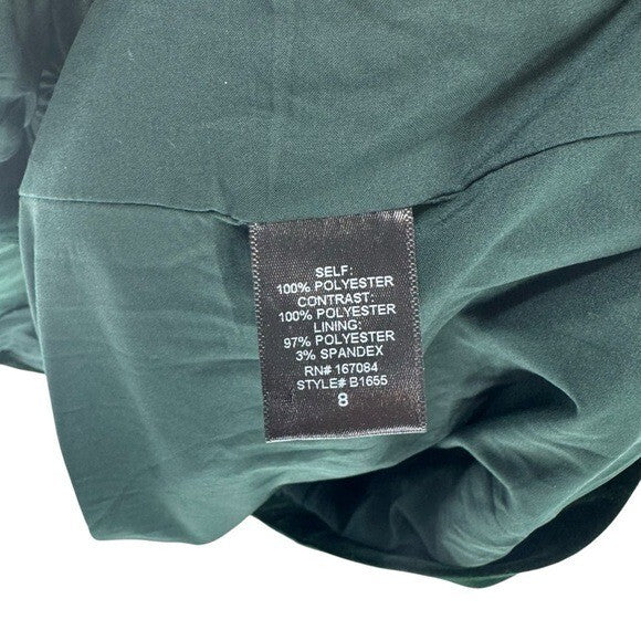 Pomander Place NEW Green Velvet Stacie Blazer Formal Retro Mini Dress Size 8