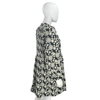 Hyacinth House NEW Black & Ivory Eyelet Kathleen Long Sleeve Dress Size Small