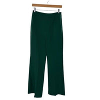 Tuckernuck NEW Rainforest Green Erin Satin Wide Leg Trouser High Rise Pants S