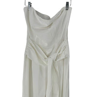 Superdown | NEW Jordan Tie Waist Jumpsuit in White Size L