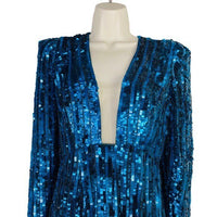 REVE RICHE | NEW Miesha Sequin Midi Dress in Forest Green Size 4