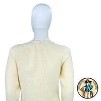 Pomander Place | NEW Ivory Ainsley Long Sleeve Classy Knit Sweater Dress Size XL