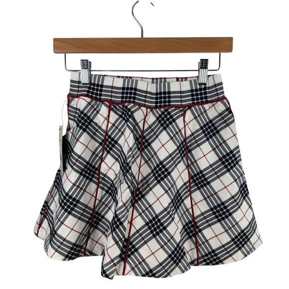 Tuckernuck NEW Americana Plaid 15 Inch Woven Renee Golf Skort Red Navy Size XS