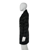 Pomander Place NEW Black Tweed Stacie Preppy Retro Blazer Mini Dress Size XL