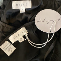 Mable x Petal & Pup NEW Angelique Open Back Crop Two Piece Set Midi Dress Size M