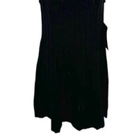 Pomander Place NEW Black Knit Adi Sleeveless A Line Classic Mini Dress Size XXS