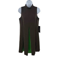 Tuckernuck | NEW Brown Green Demitasse Griffiths Sleeveless Mini Dress Size XXXL