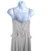 Lovestitch X Petal & Pup | NEW Tanya Beaded Maxi Dress in Grey Size M