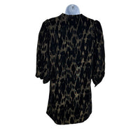 Pomander Place NEW Metallic Velvet Burnout Samantha Party Mini Dress Size M