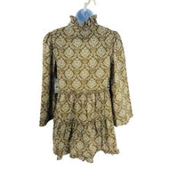 Hyacinth House | NEW Moss Printed Russell Mini Dress in Olive Size XXL