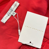 Endless Rose NEW Chiffon Ruffle Formal V Neck Midi Dress Womens Size Medium