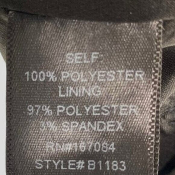 Pomander Place | NEW Black Jacquard Lyla Short Bubble Sleeve Blouse Size XS