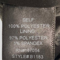 Pomander Place | NEW Black Jacquard Lyla Short Bubble Sleeve Blouse Size XS