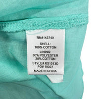 Hyacinth House NEW Aqua Bellflower Multi Floral Long Sleeve Maxi Dress Size XS