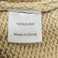 Tuckernuck | NEW Sandalwood Aiden Crewneck Cropped Cotton Knit Sweater Size XL