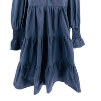 Pomander Place | NEW Navy Cotton Poplin Kenzo Mini Dress Size S
