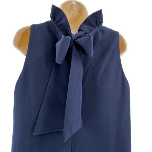 Tuckernuck | NEW Navy Blythe Ruffle Collar Mini Dress Size XS