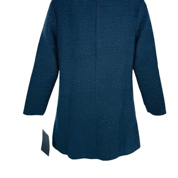 Tuckernuck | NEW Navy Tie Tweed Kelly Notched Neckline Mini Dress Size XS