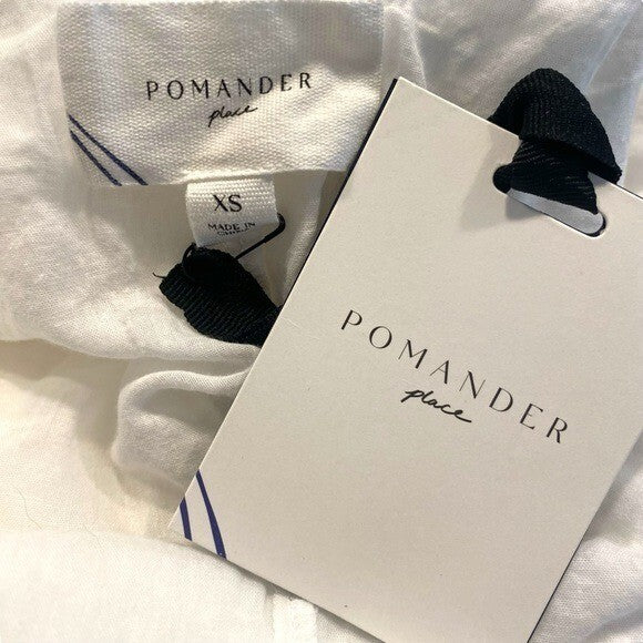 Pomander Place | NEW White Swiss Dot Kenzo Mini Dress Size XS