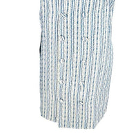 Tuckernuck NEW Ethereal Tweed Bianca Sleeveless Blue Stripe Mini Dress Size S